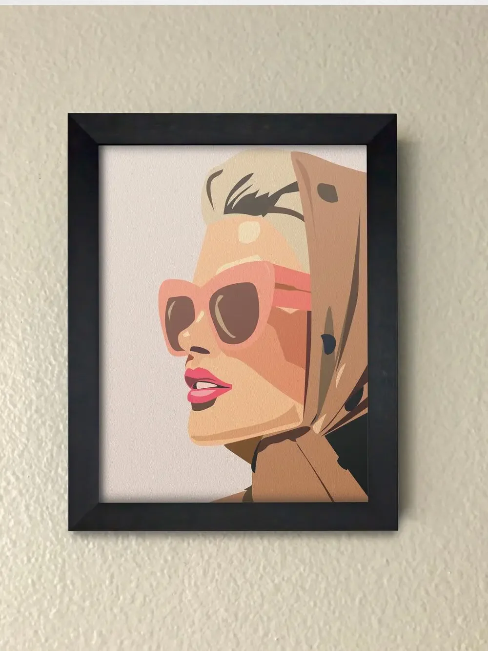 Lady in the Sun Framed Wall Art